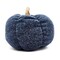 Edge Collections - Navy Blue - Pumpkin Ornament Decor - 3 Set